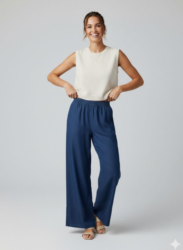 KAYRA Geniş Paça Pantolon 79020