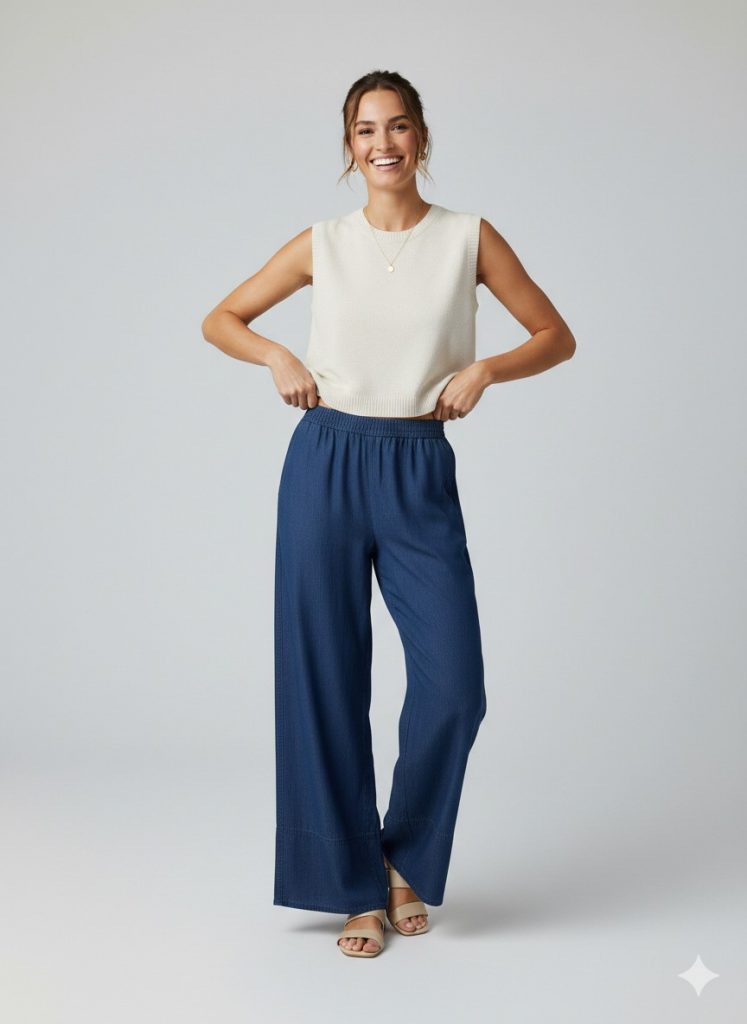 KAYRA Geniş Paça Pantolon 79020