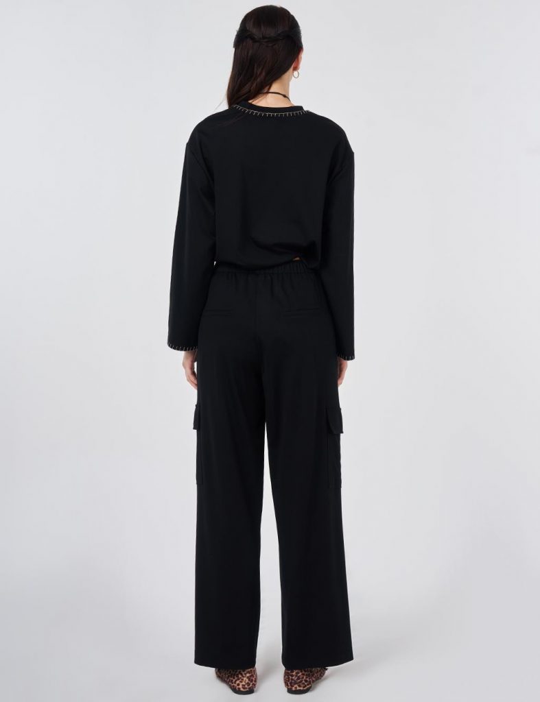 KAYRA Kontrast Bel Detaylı Pantolon  79021