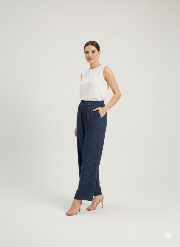 KAYRA Taş İşlemeli Kadın Pantolon 79045