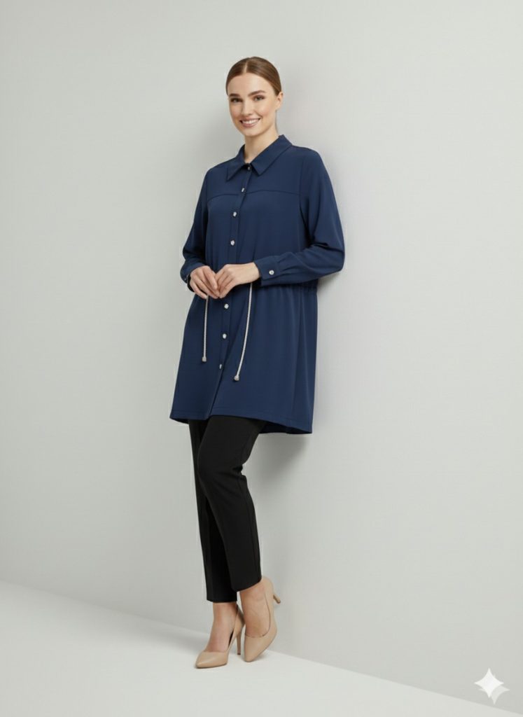 KAYRA Belden Bağlamalı Tunik 21003