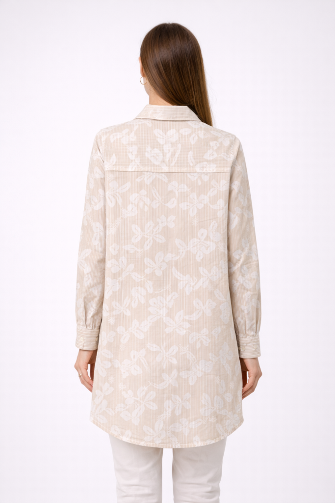 KAYRA Yaprak İşlemeli Tunik 21042