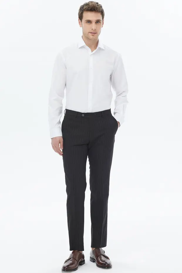 KİP Klasik Erkek Gömlek 4914 - Beyaz