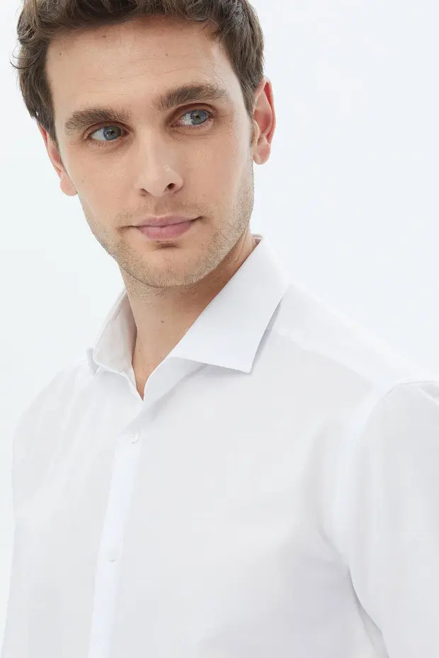 KİP Klasik Erkek Gömlek 4914 - Beyaz