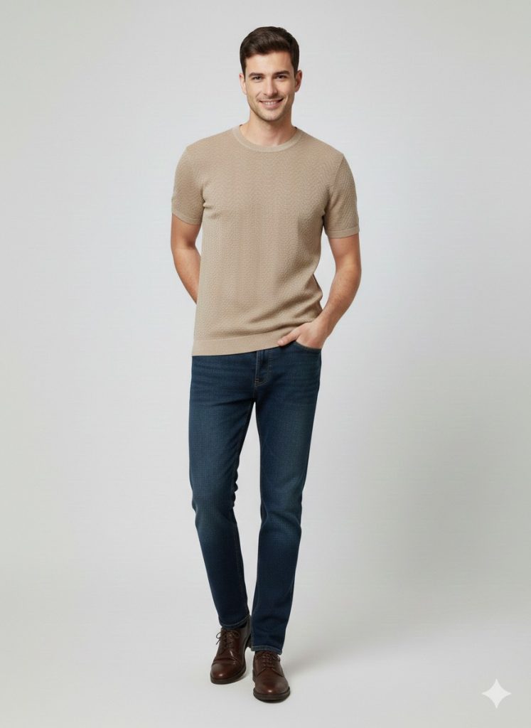 KİP Triko Yuvarlak Yaka T-shirt 10003