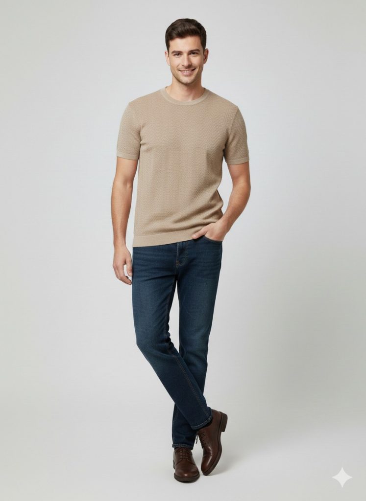 KİP Triko Yuvarlak Yaka T-shirt 10003