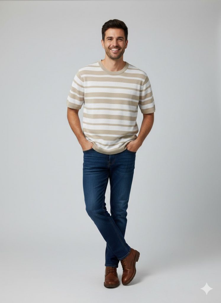 KİP Triko Yuvarlak Yaka T-shirt  10013