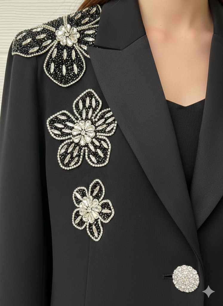 MODAİLGİ Taş İşlemeli Ceket 75022