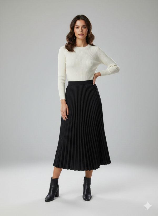 MODAİLGİ Pileli Etek 35022