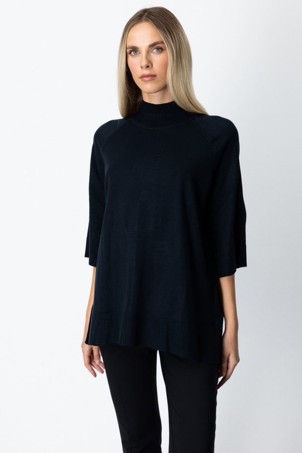 ON TRİKO Arkası Düğmeli Truvakar Kol Kazak 65310