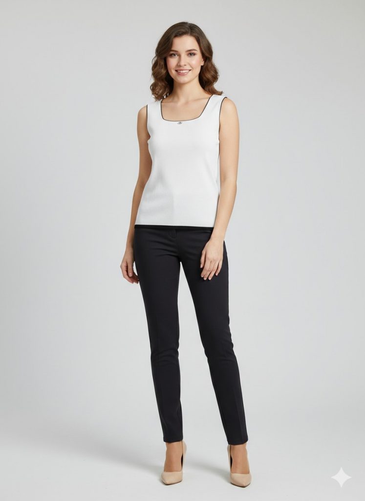 ON TRİKO Çizgi Detaylı Bluz 70334