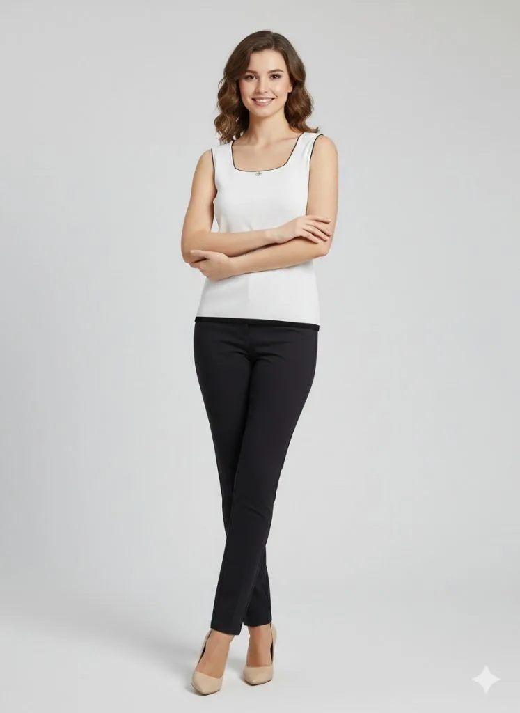 ON TRİKO Çizgi Detaylı Bluz 70334