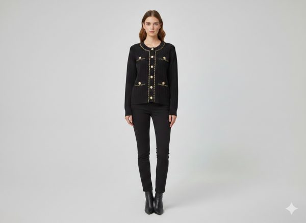 ON TRİKO Düğme Detaylı Triko Bluz 70346