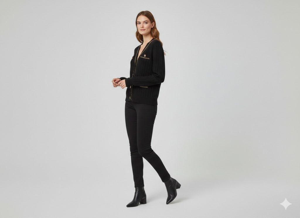 ON TRİKO Düğme Detaylı Triko Bluz 70346