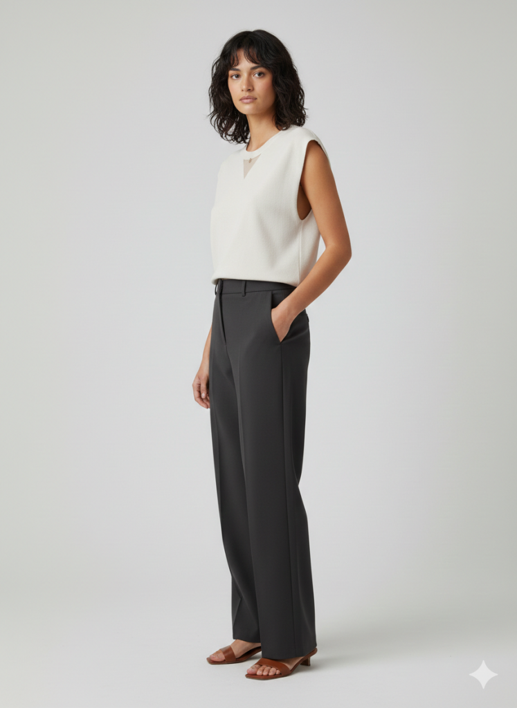 ON TRİKO Yakası Aksesuarlı Bluz 70360 - BEJ