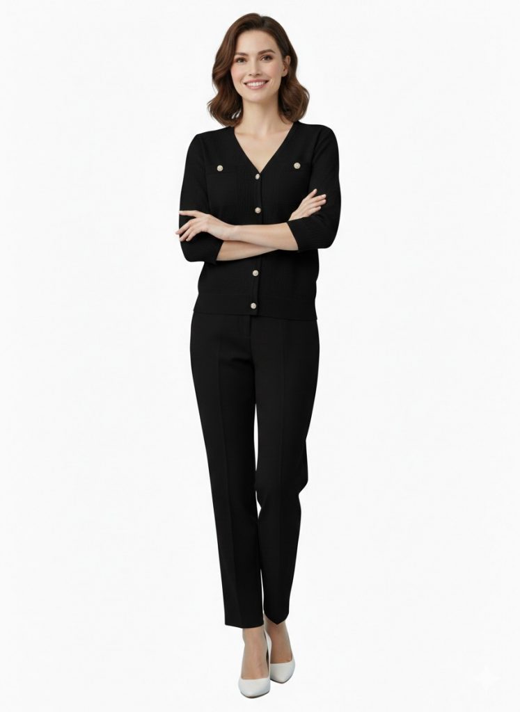 ON TRİKO Düğme Kapamalı Bluz 70429