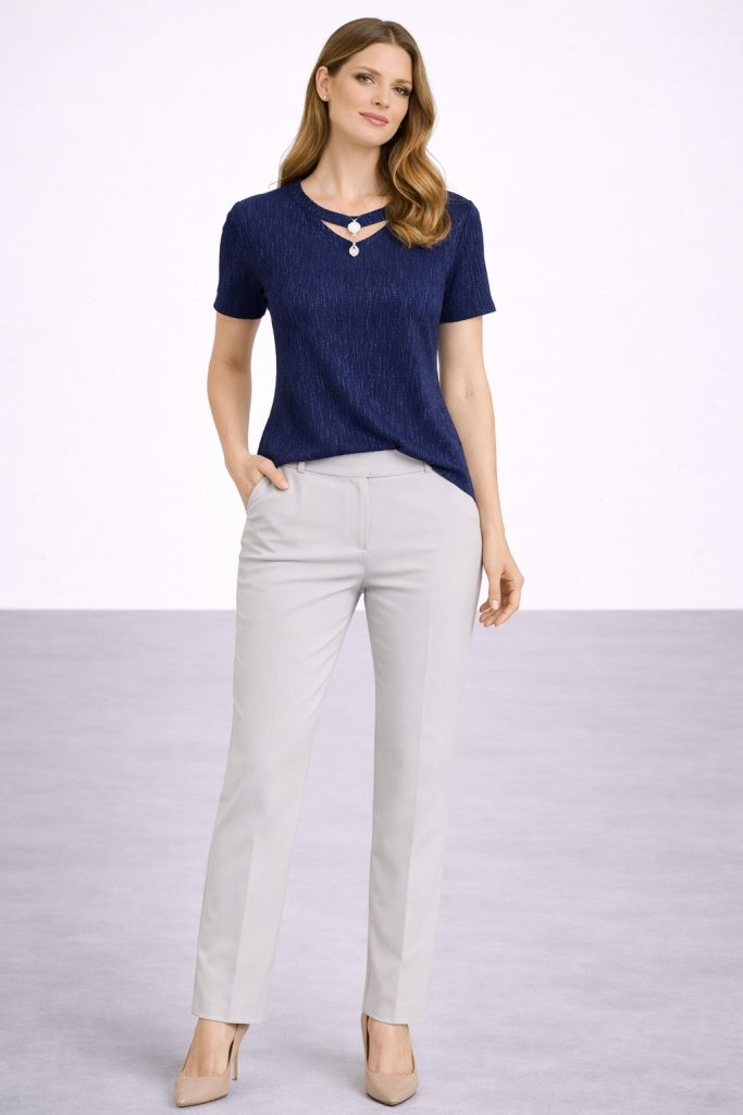 ON TRİKO Aksesuar Detaylı Bluz 71487