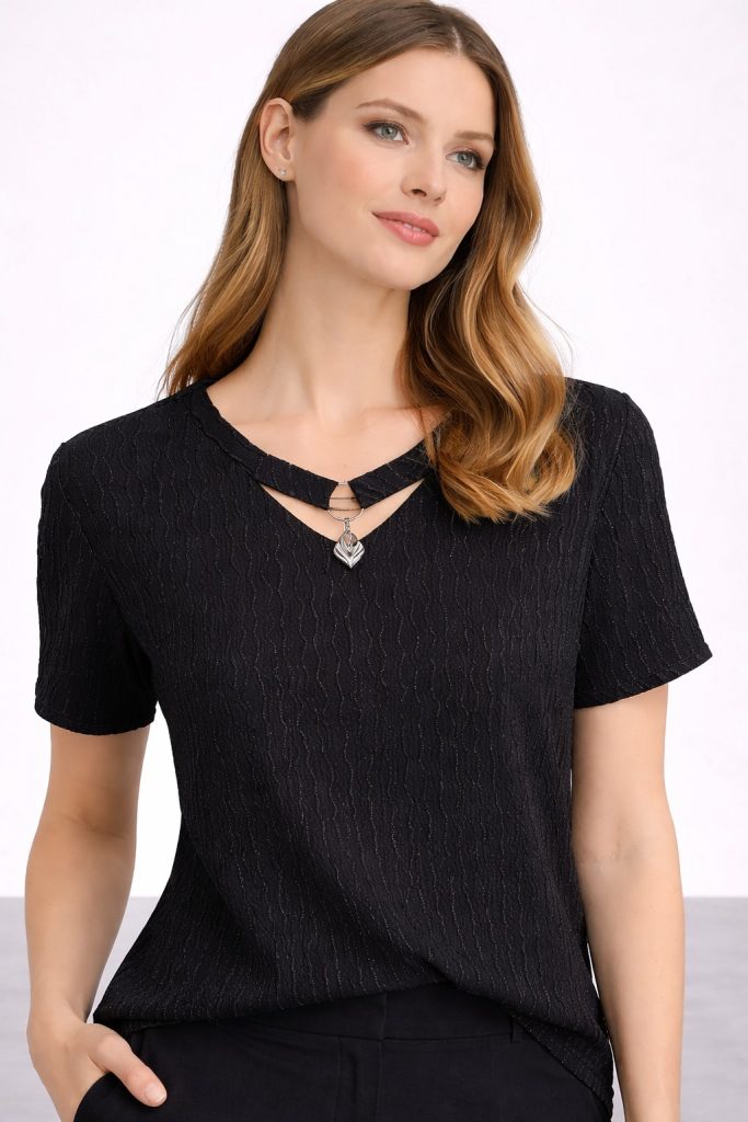 ON TRİKO Aksesuar Detaylı Bluz 71487