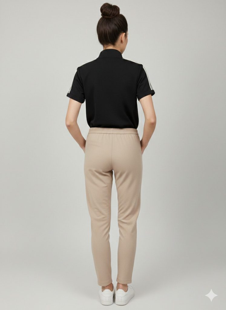 ON TRİKO Fermuar Detaylı T-shirt 76335 - Siyah