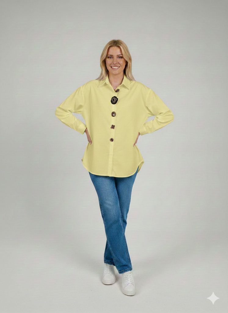 ON TRİKO Aksesuar Detaylı Gömlek 70388