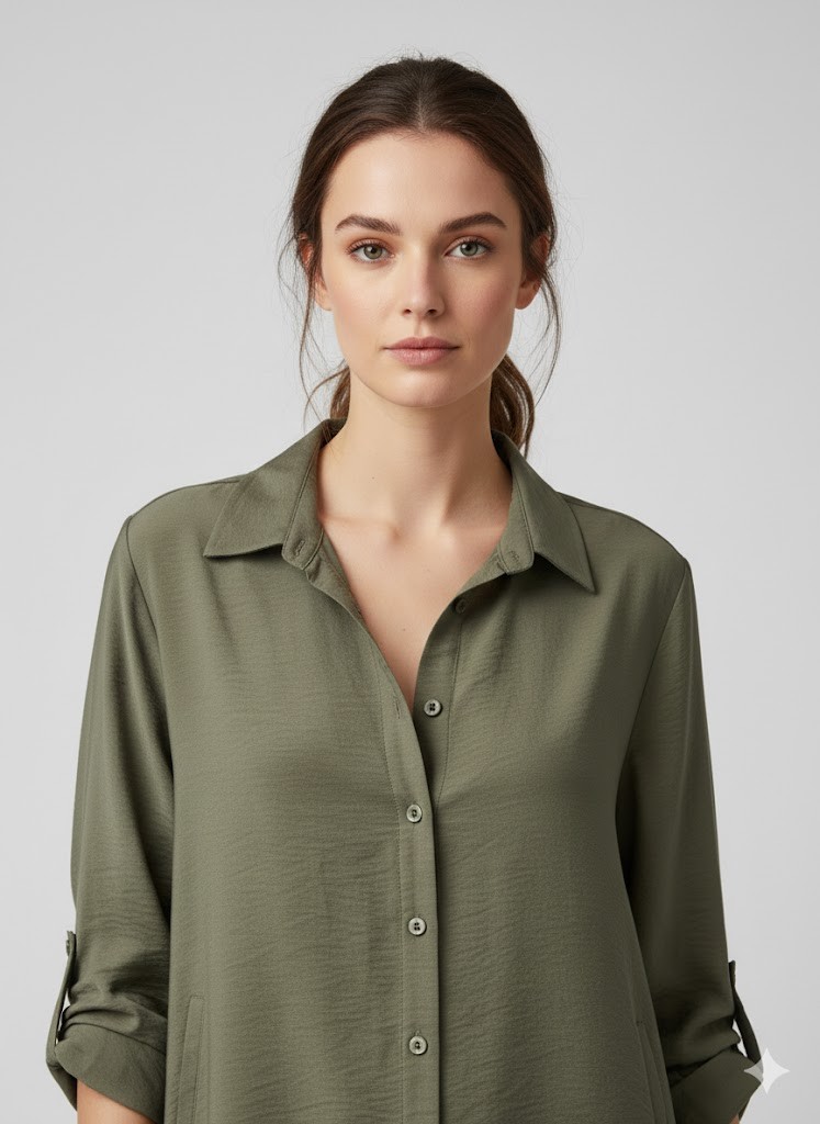 ON TRİKO Yan Cepli Polo Yaka Gömlek72314