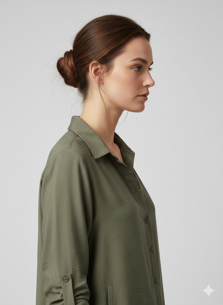 ON TRİKO Yan Cepli Polo Yaka Gömlek72314