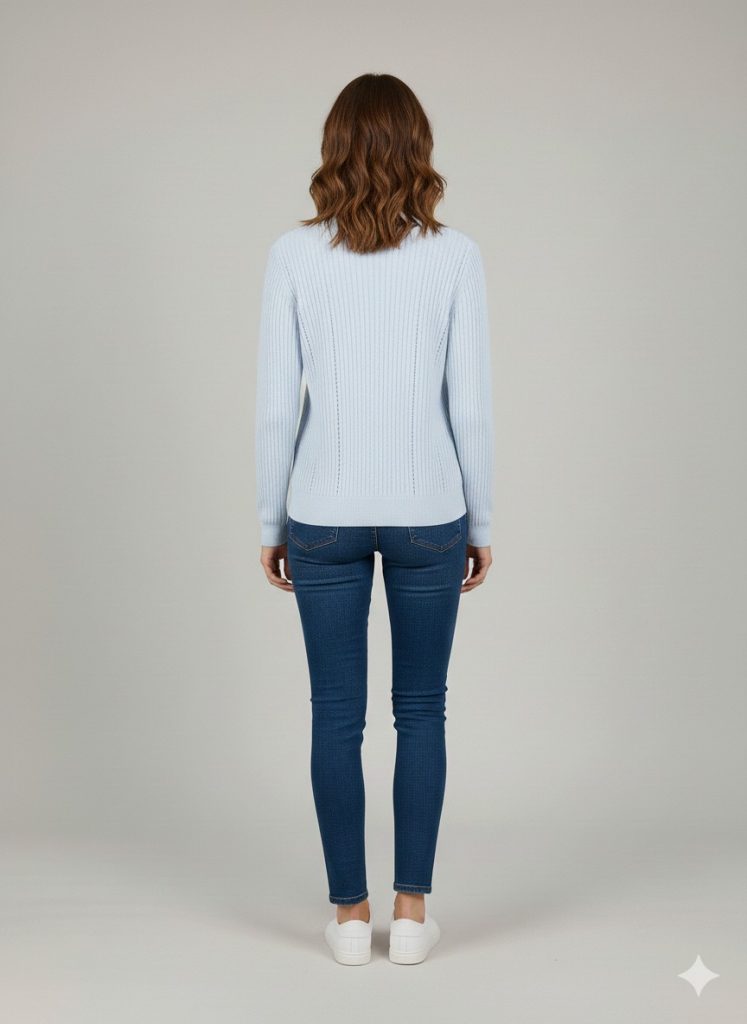 ON TRİKO Düğme Detaylı Hırka 70912 - MAVİ