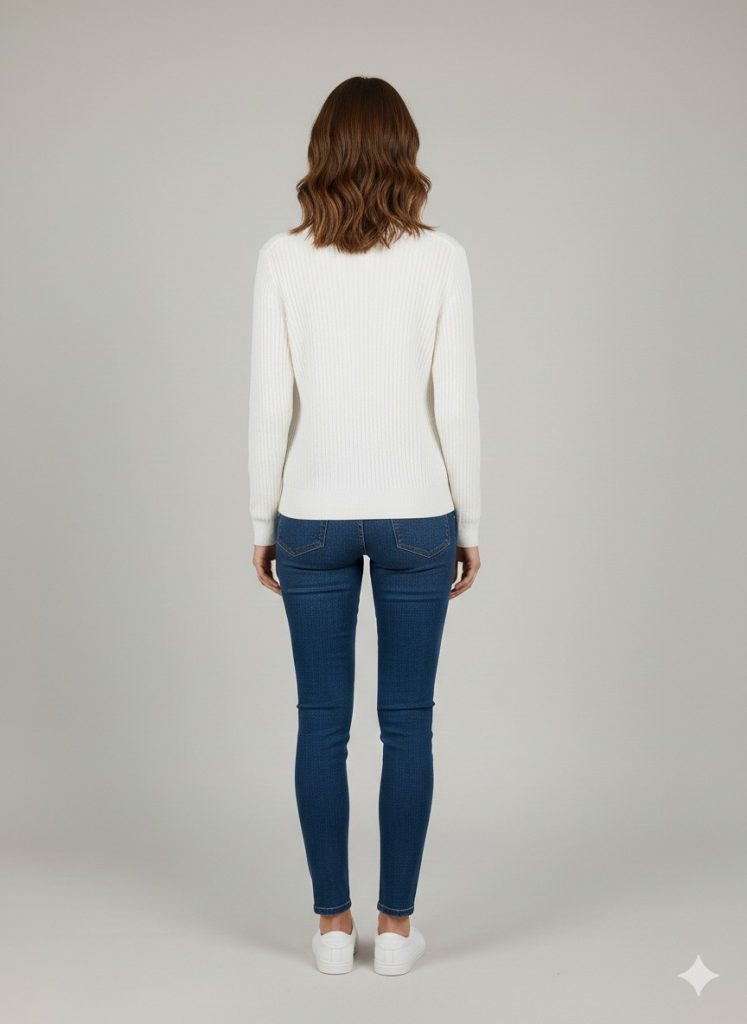 ON TRİKO Düğme Detaylı Hırka 70912 - Beyaz