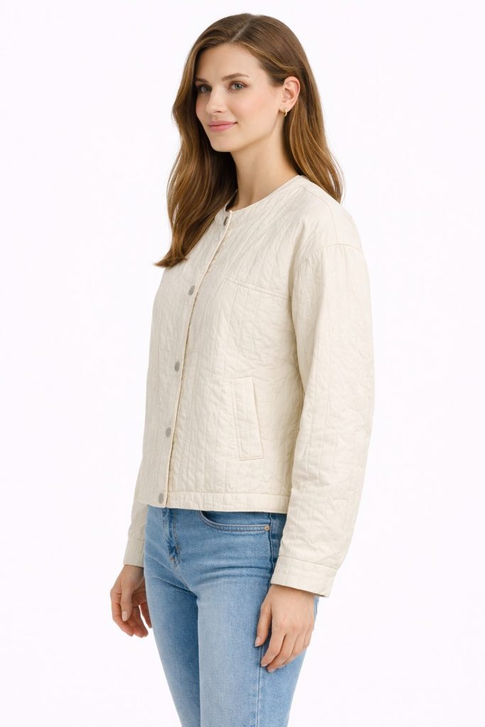 ON TRİKO Çizgi Detaylı Mont 70706