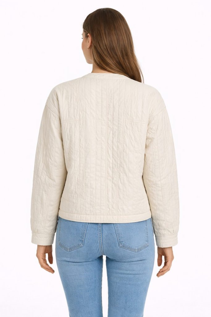 ON TRİKO Çizgi Detaylı Mont 70706