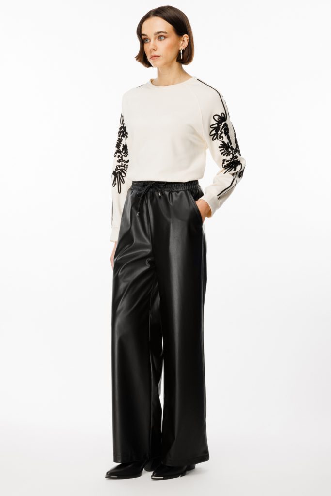 ON TRİKO Kadın Deri Pantolon 44185