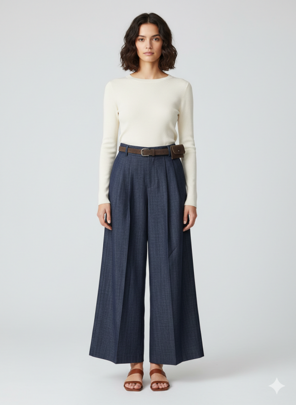 ON TRİKO Kemerli Cüzdanlı Pantolon 70113