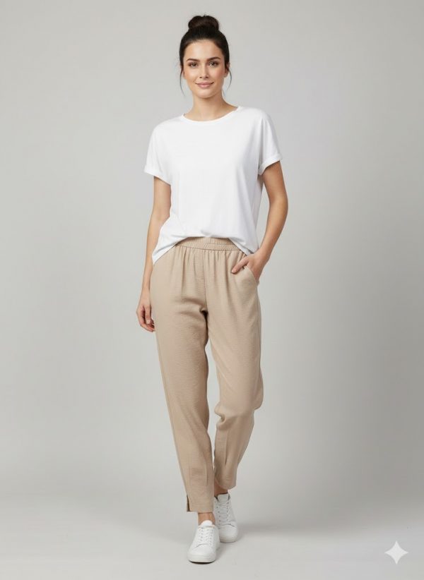ON TRİKO Paçası Dikişli Cepli Pantolon 72315