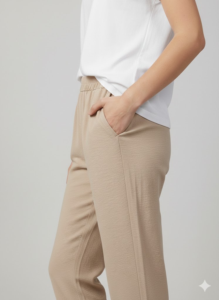 ON TRİKO Paçası Dikişli Cepli Pantolon 72315