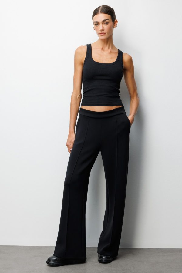 ON TRİKO Bol Paça Çimalı Eşofman Altı 76334