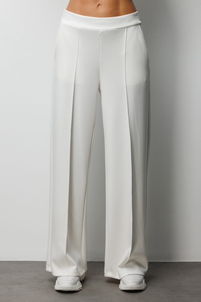 ON TRİKO Bol Paça Çimalı Eşofman Altı 76334 - EKRU