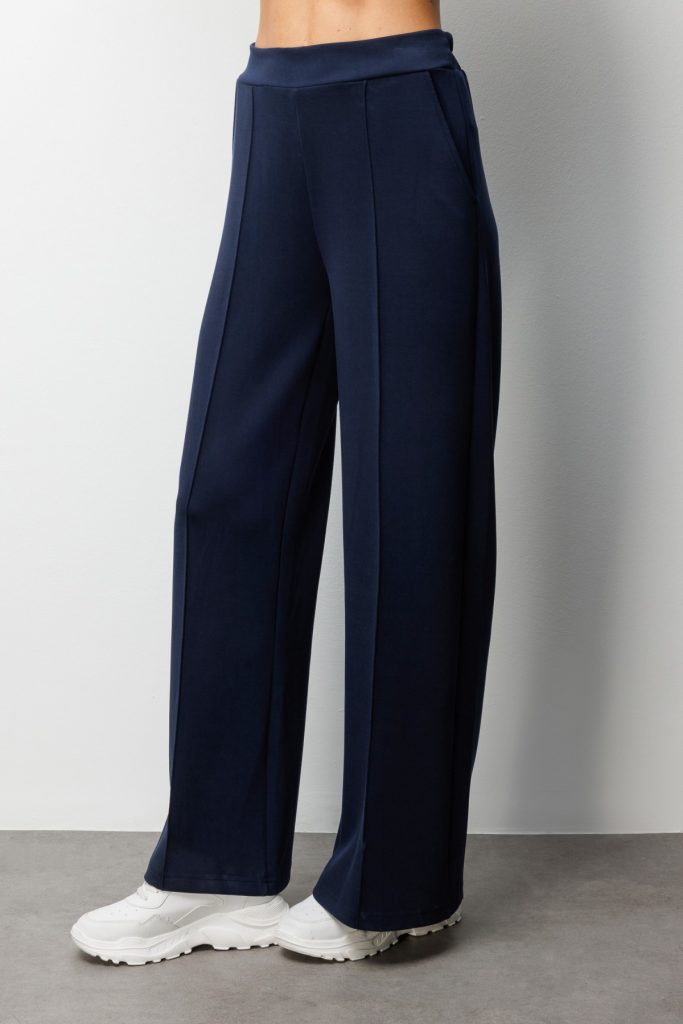 ON TRİKO Bol Paça Çimalı Eşofman Altı 76334 - Lacivert