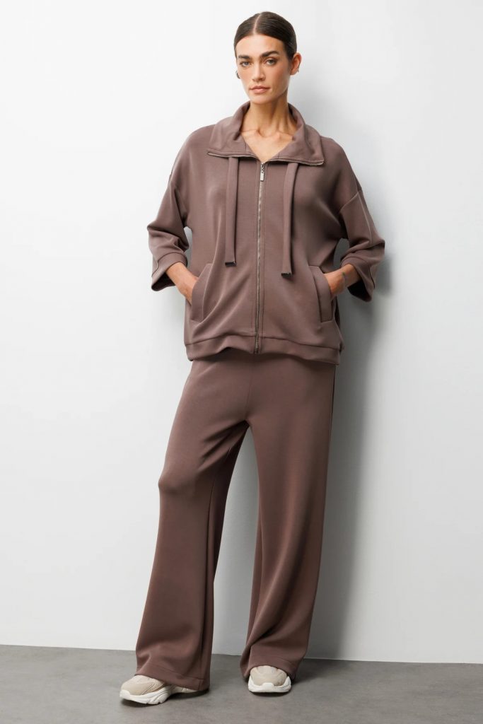 ON TRİKO PANTOLON 76340 - kahve