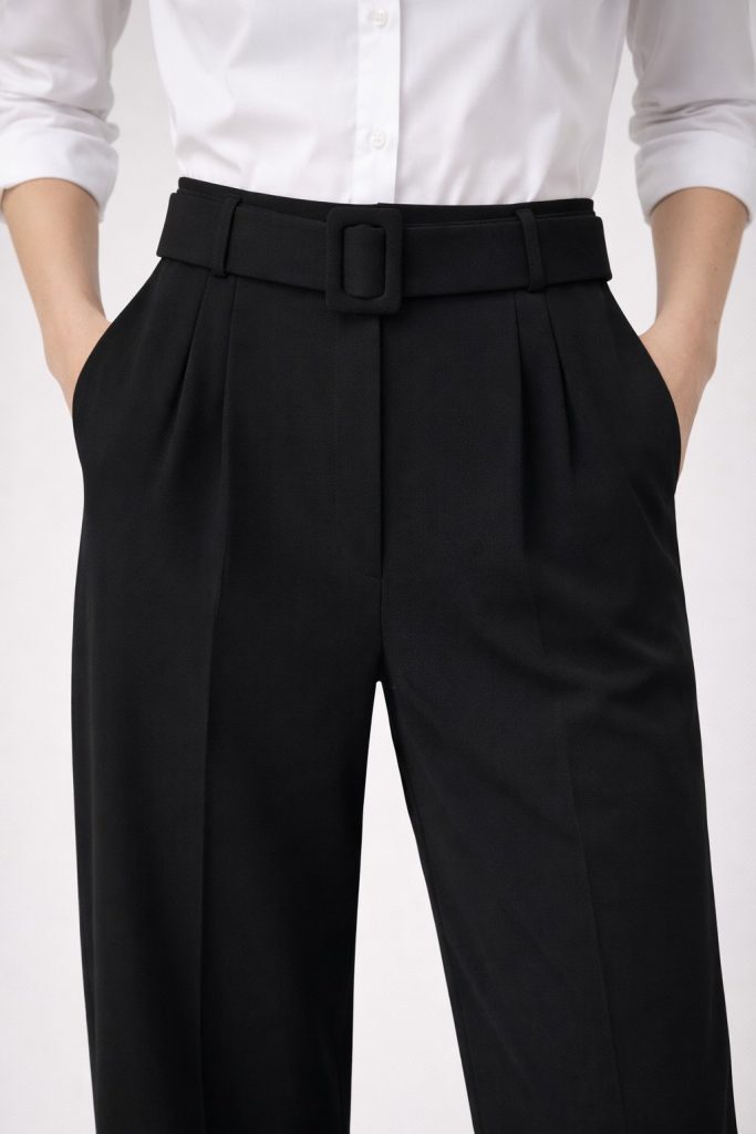 ON TRİKO PANTOLON 78100 - Siyah