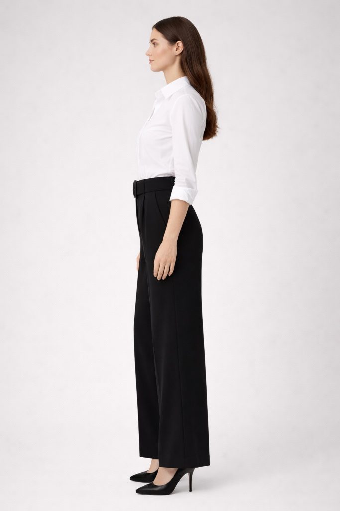 ON TRİKO PANTOLON 78100 - Siyah