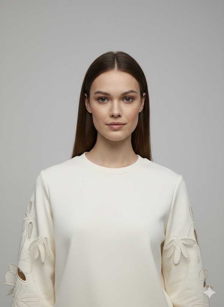 ON TRİKO Sweat 70351 - EKRU