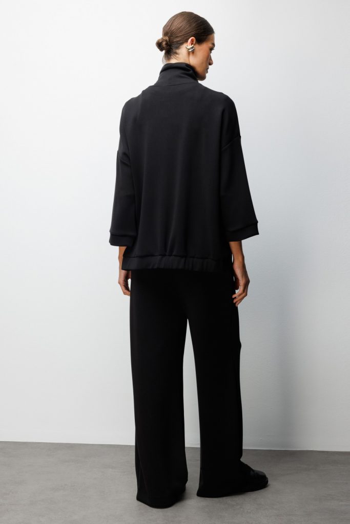 ON TRİKO Sweat 76339 - Siyah