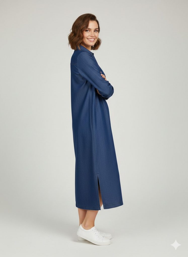 SEDNA Cebi Nakışlı Elbise 7805