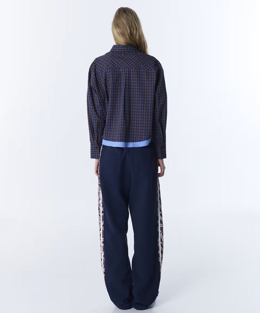 TWIST Ekose Desen Gömlek TS1260025128 - Lacivert