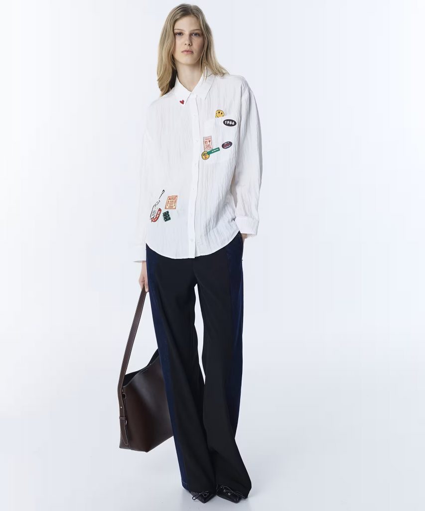 TWIST Kırışık Efektli Gömlek TS1260025143