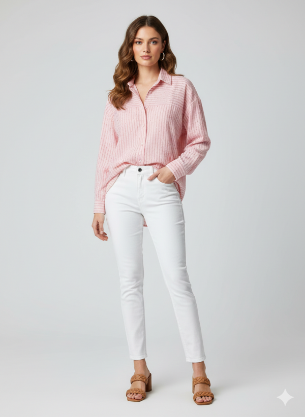 TWIST Çizgi Desen Gömlek TS1260025160