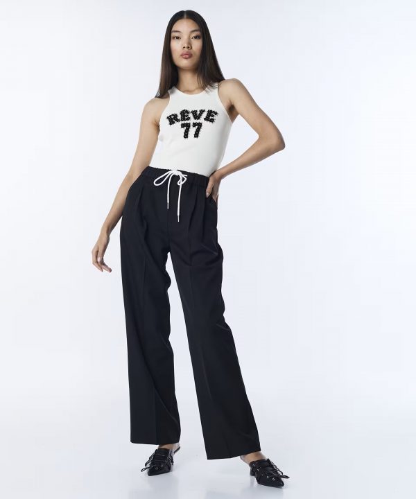 TWIST KONTRAST KORDONLU WIDE LEG PANTOLON TS1260003152