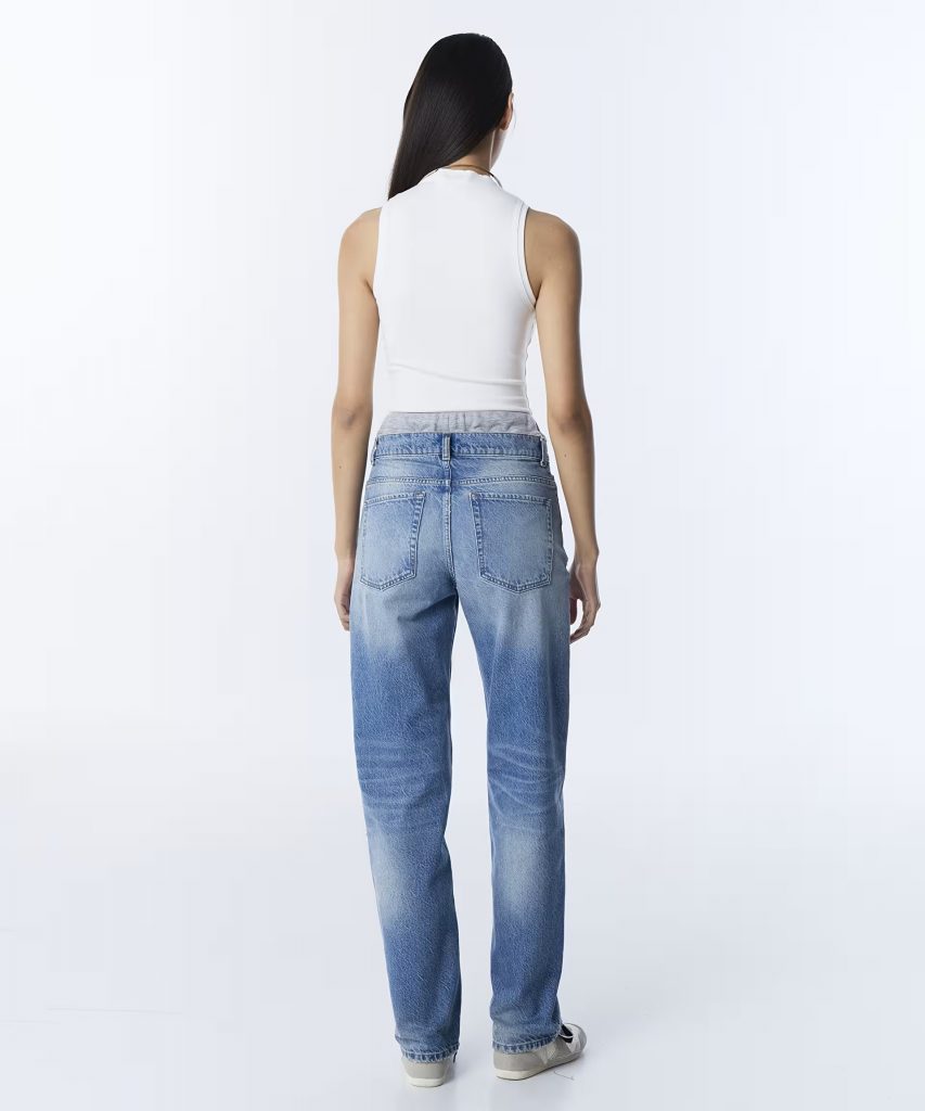 TWIST Kontrast Bel Jean Pantolon TS1260018034 - İNDİGO