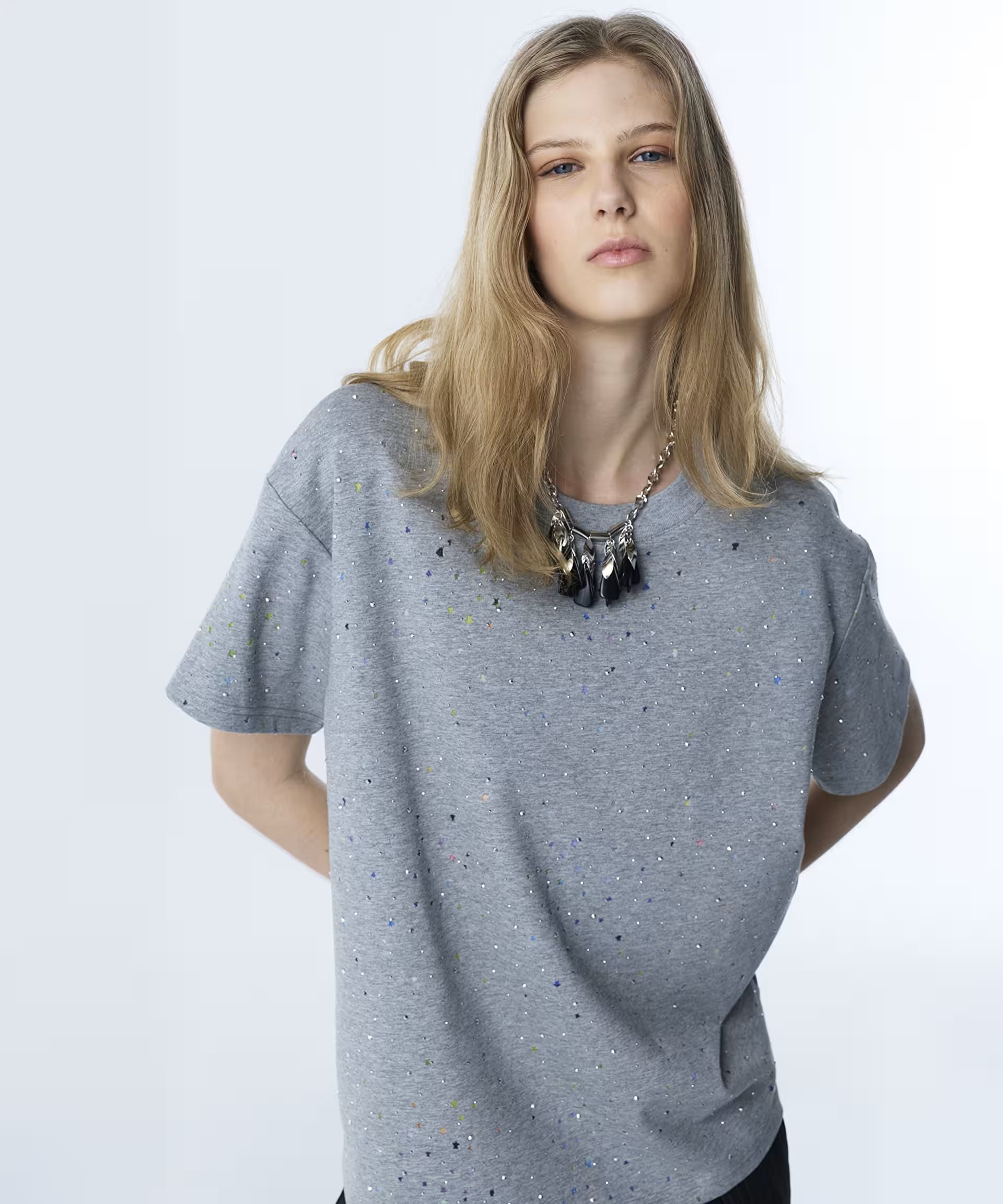 TWIST Hotfıx Basklı T-shirt TS1260070054