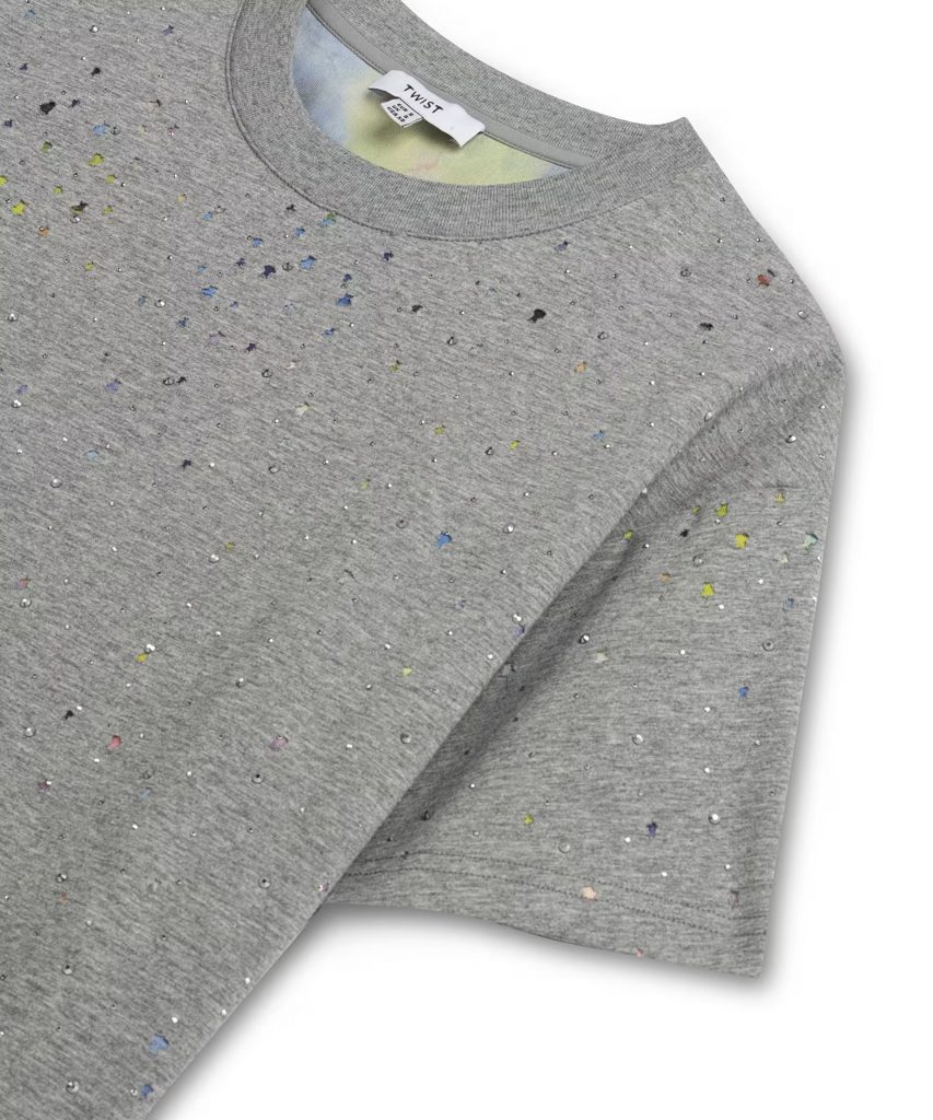 TWIST Hotfıx Basklı T-shirt TS1260070054